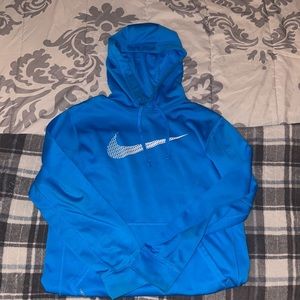Nike Hoodie Blue Thermafit